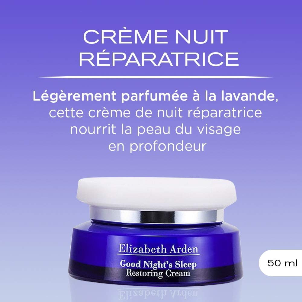 Elizabeth Arden, Visible Difference, Crème de nuit, Crème Hydratante Visage, Soin pour le visage Affinant, Skincare Anti-Âge, Pour tous types de peau