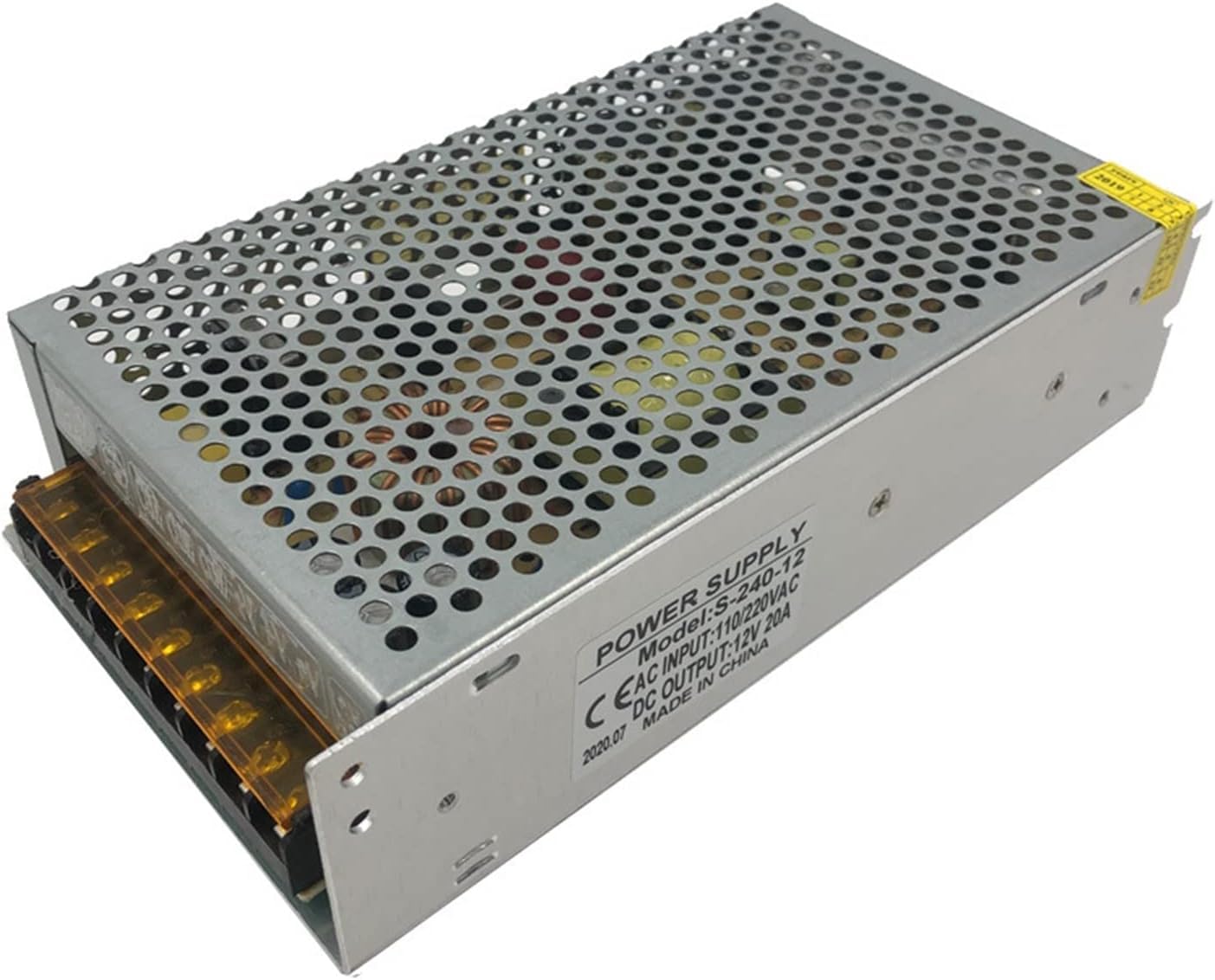 BIANMTSW Dc Regulated Power Supply 20a Switching 220 to 12V DC Voltage Regulator Monitoring Centralized 240W Light