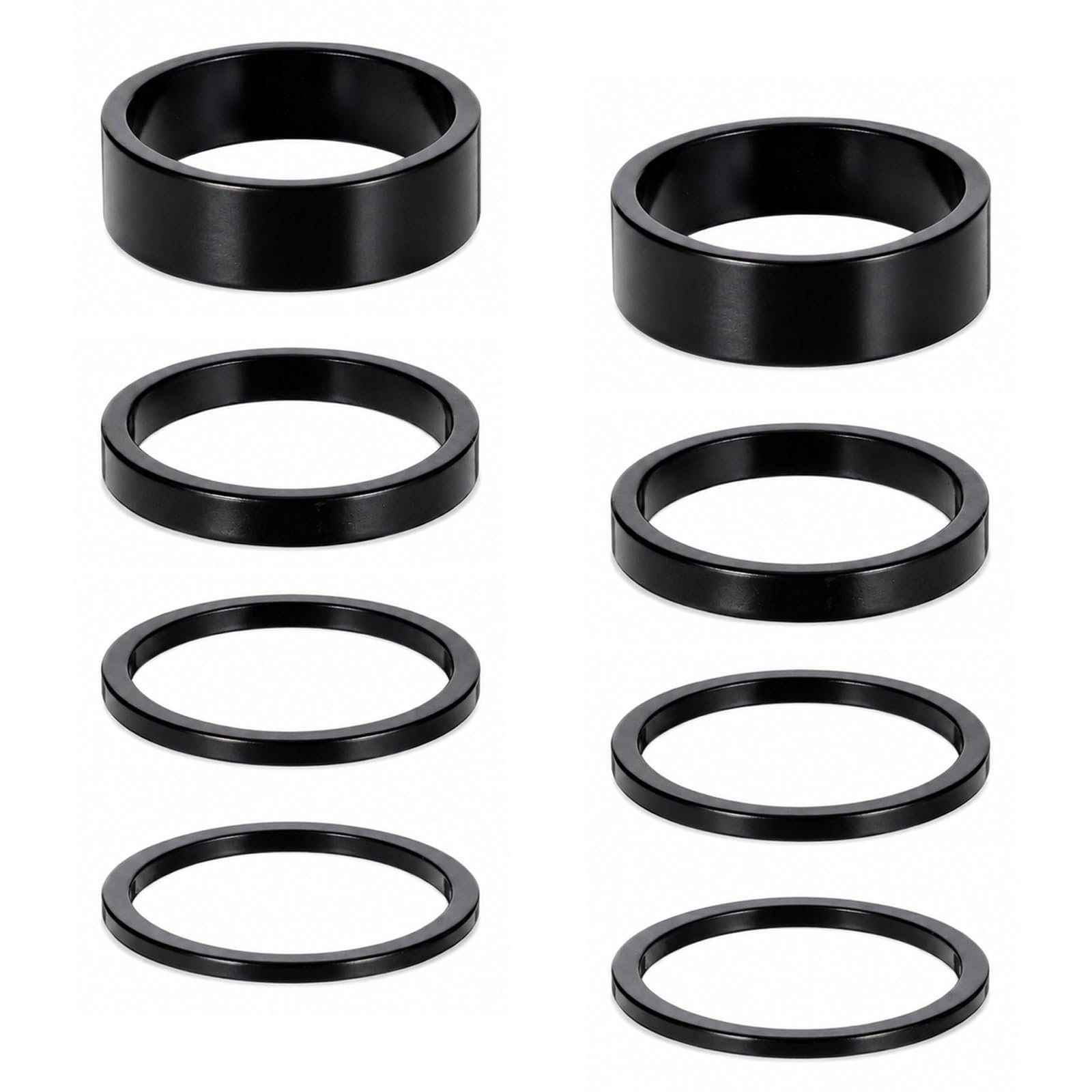 Spacer widelec dystansowy do roweru wyścigowego, 8 sztuk, 1 1/8 cala, pierścienie dystansowe do roweru wyścigowego, 2 mm/3 mm/5 mm/10 mm