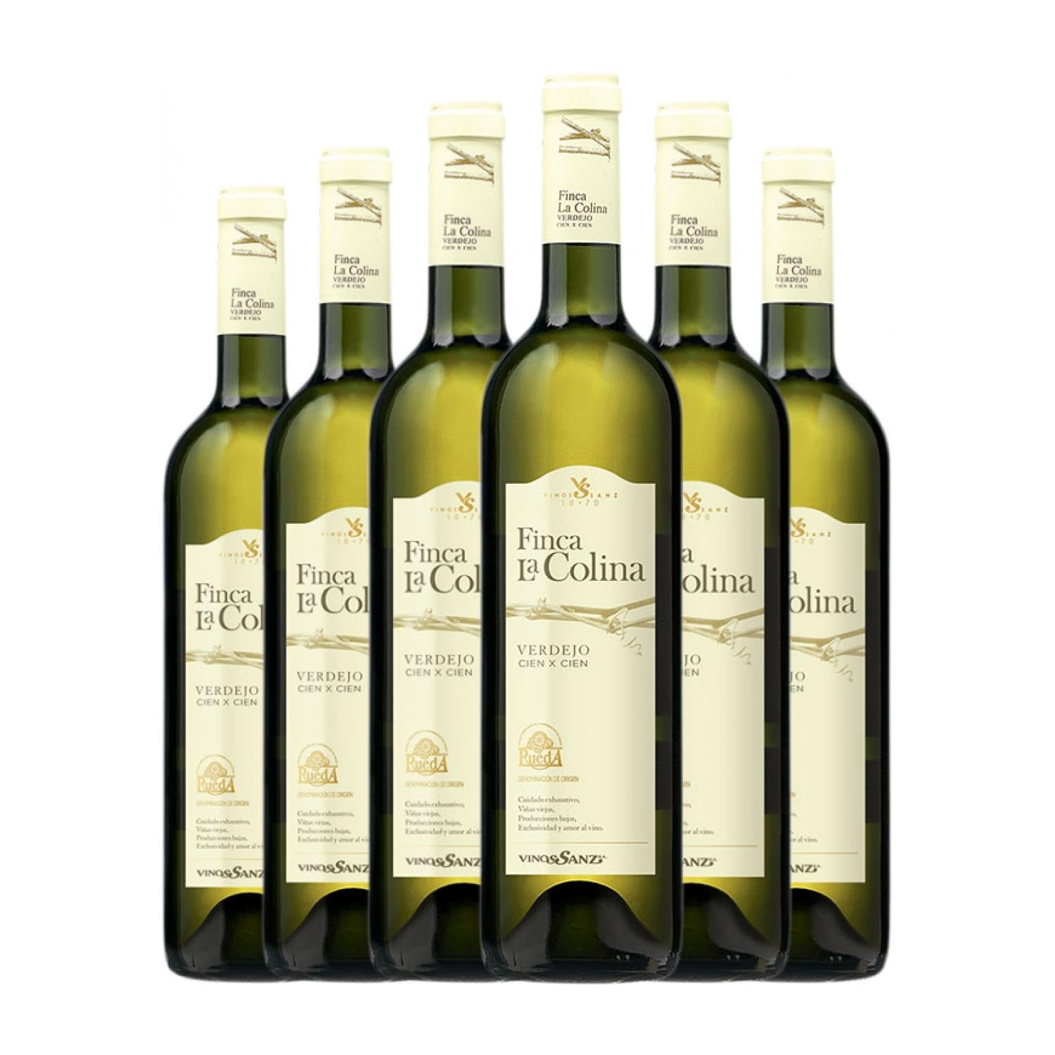 Vinos Sanz Finca La Colina Verdejo Rueda 75 cl Vino blanco (Caja de 6 Botellas de 75 cl)