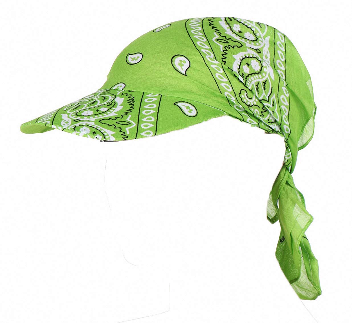 Ulalaza Women's Green Chemo Headwear Turbans Cancer Hats Sleeping Hats Sleep Bonnet Cap Baseball Cap