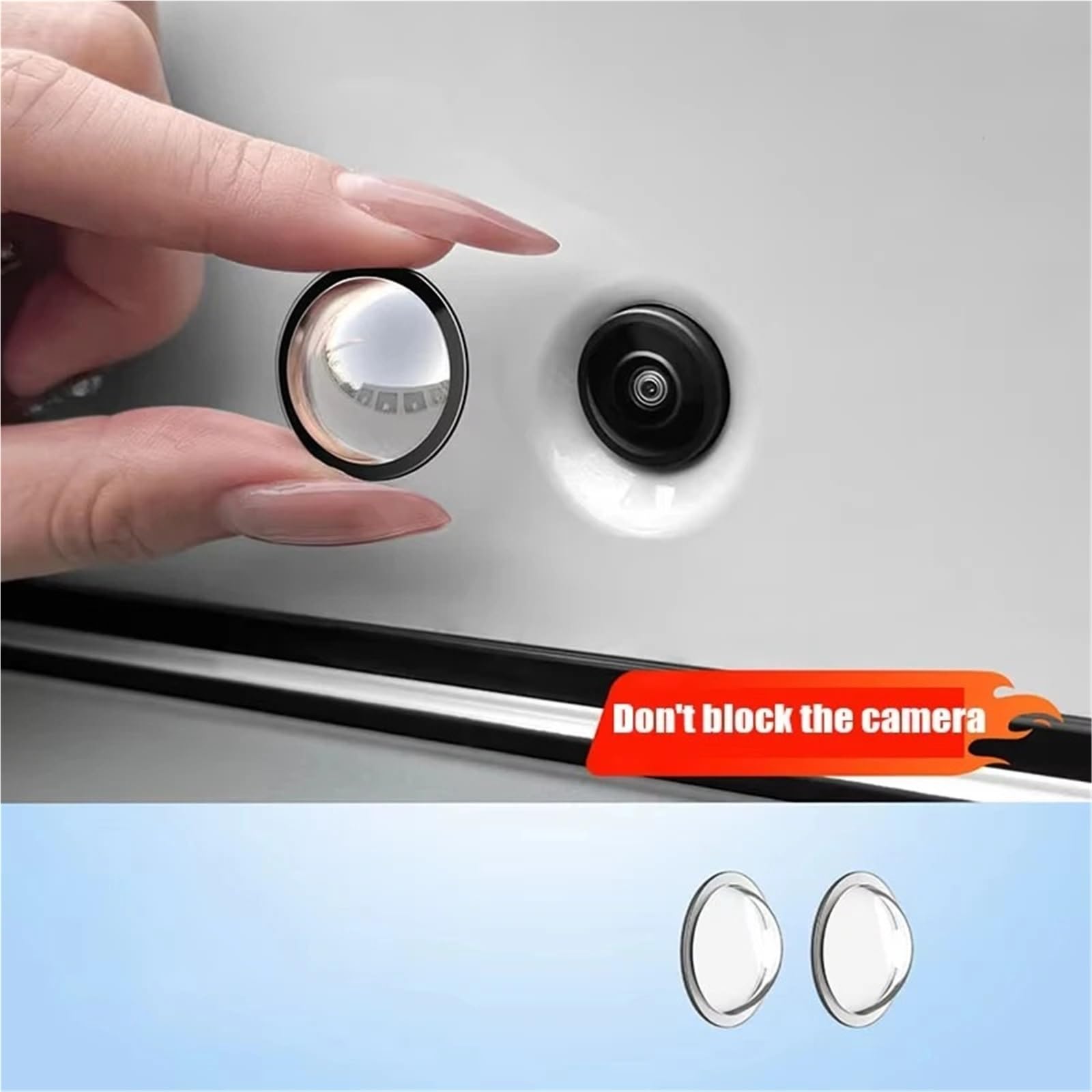 Copri Specchietto Retrovisore Auto Car Camera Protector Anti | 2PCS Universal Car Camera Lens Protector Anti Scratch Waterproof Car Rear View