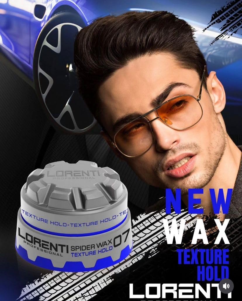 LORENTI Cire coiffante Pro-vitamine B5 Men Collection Forte tenue (cire d'araignée) 150 ml