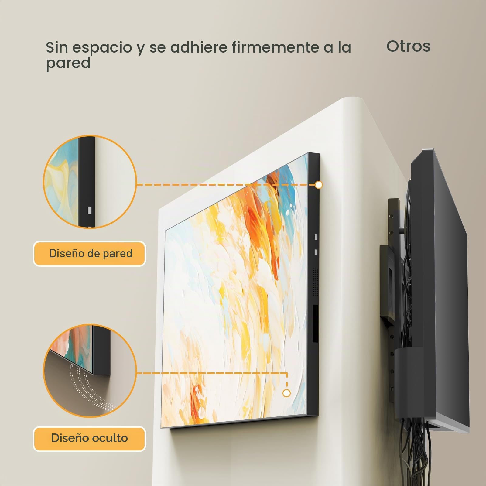 Pantalla Digital Signage 43 Pulgadas 4K UHD, Pantalla Publicitaria Digital de 1000 Nits, Menú Digital Electrónico para Restaurantes, Tiendas y Negocios, Display Comercial con HDMI/WiFi, Negro