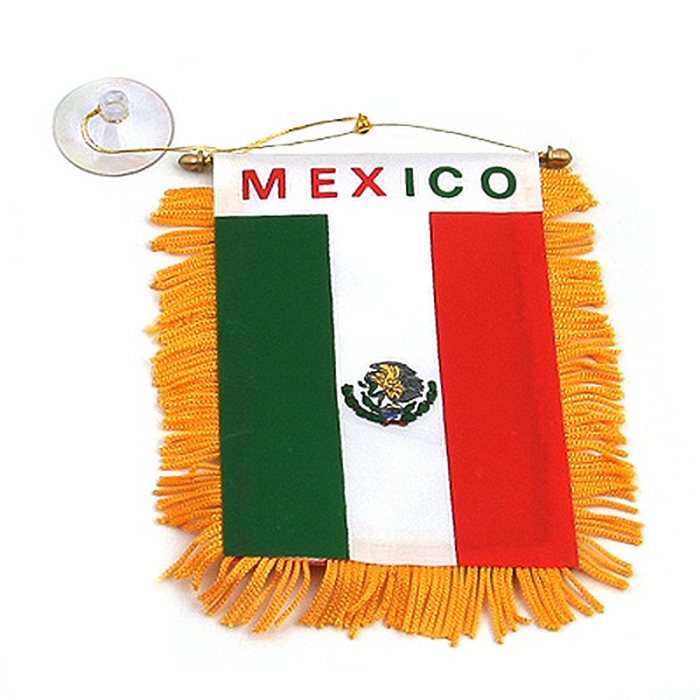 Rasta/NYE World Mini Banner-Mexico OSFM