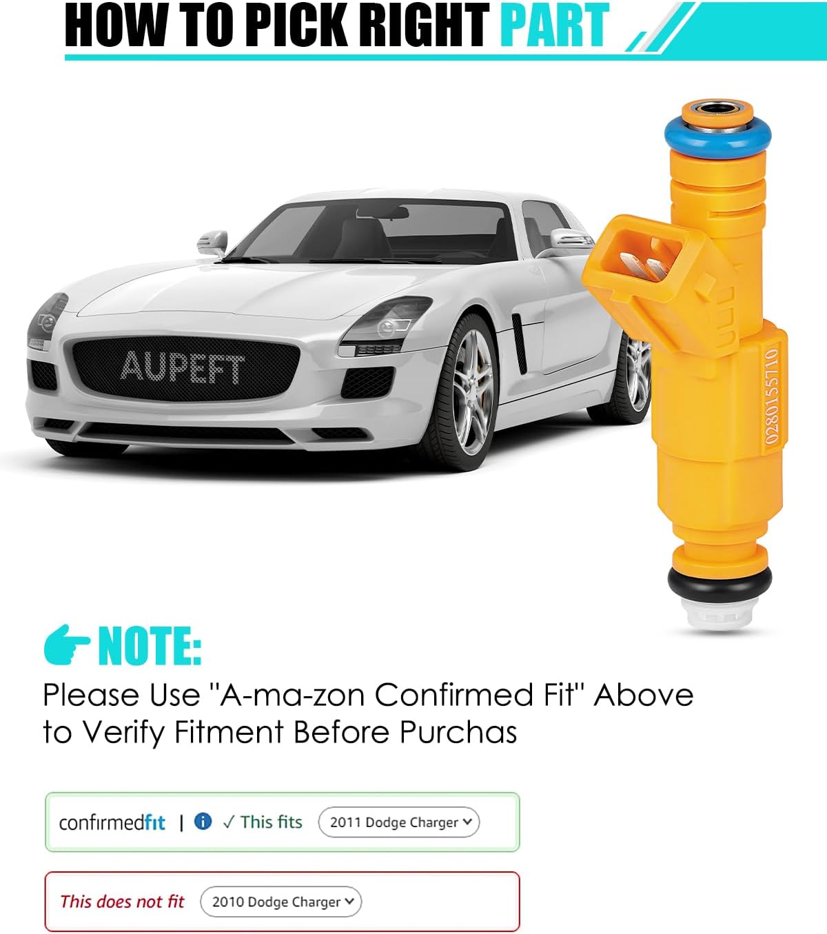 High Performance Fuel Injectors Fits For For:-Jeep Cherokee 1989-1998 Grand Cherokee 1993-1998 Wrangler 1991-1998 Comanche 1987-1992 4.0L Upgrade Replace OE# 0280155710, 0280155700 (6pcs)