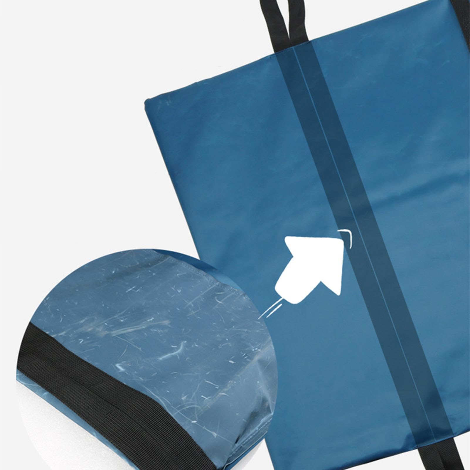 Barella Per Trasporto Cani - Emergenza Veterinaria, 6 Manici, Blu, Fino A 60kg - Foto 4