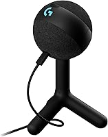 Vista 1 de Micrófono condensador RGB gaming Logitech G Yeti Orb con LIGHTSYNC, micrófono USB para streaming, cardioide para PC/Mac - Negro