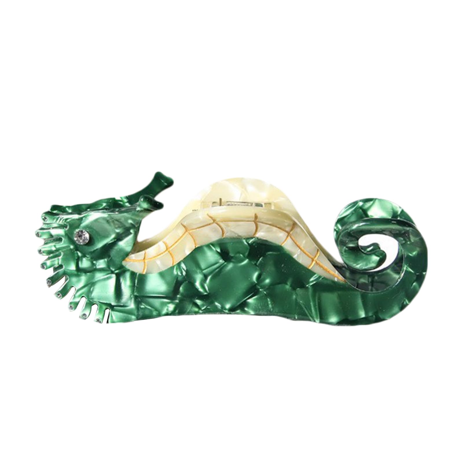 Hair Claw Clip Seahorse Animal Hair Clip For Women Girls Styling Hairpin Hair Clip For Thick Hair Thin Hair Non-Slip Seahorse Animal Hair Claw Clip For Women Girls For Thick Hair Thin Hair Hair Hair