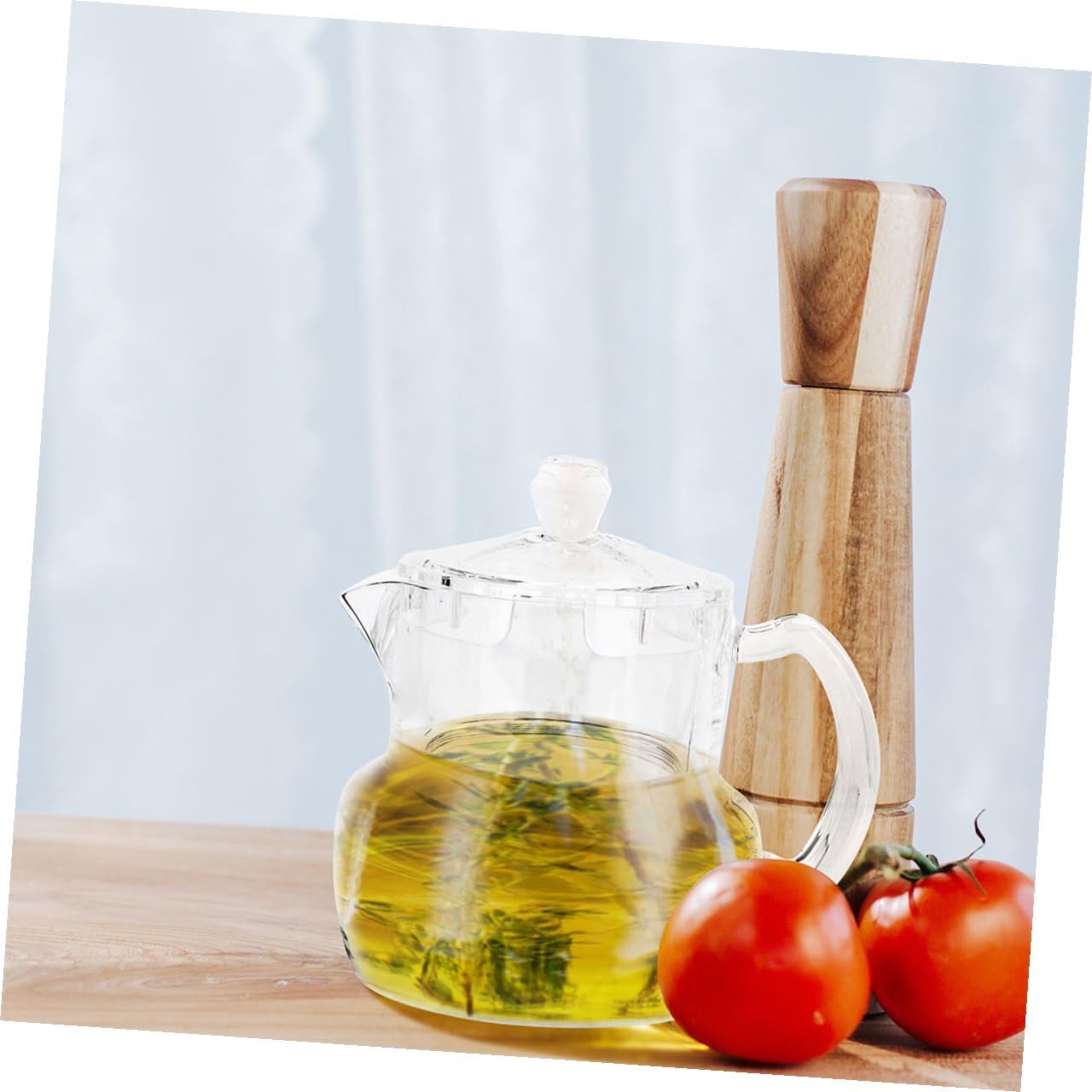 2pcs Honey Dispenser Jars Set Acrylic Honey Containers with Lid Syrup Storage Pots for Kitchen Use