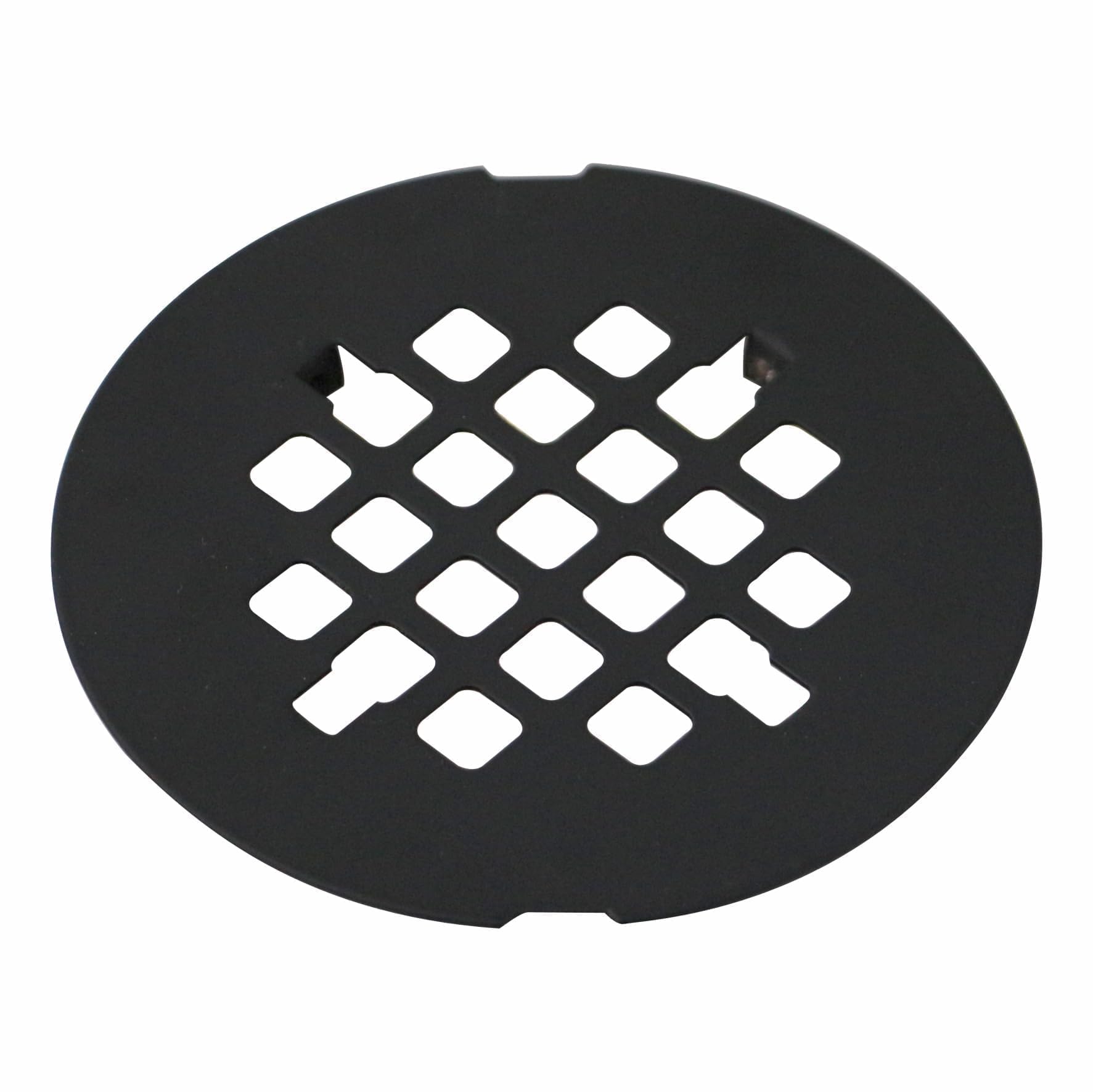 4-1/4" Square Snap-in Black Shower Drain - Matte Black Replacement - 4 3 thumbnail image