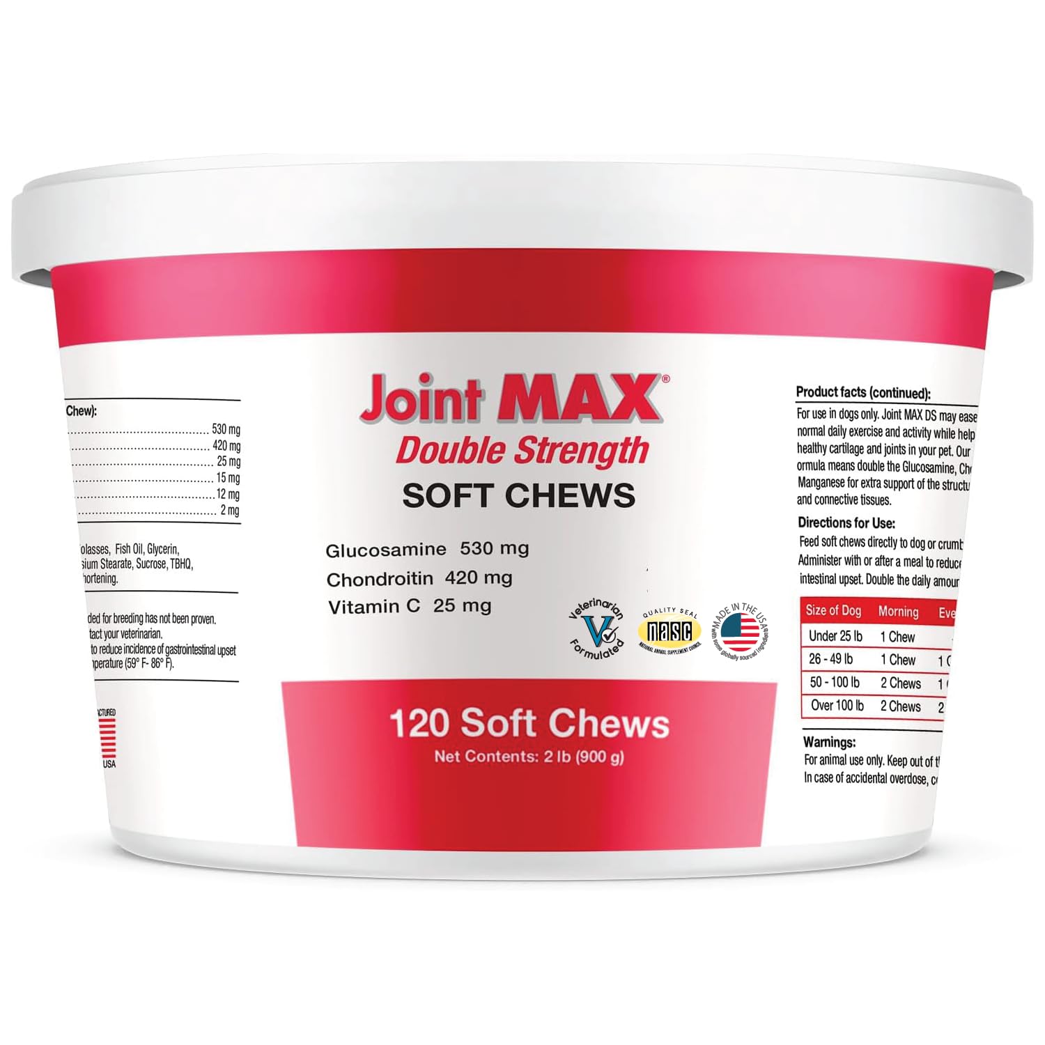 Joint MAX Double Strength Soft Chews (120 Chews)