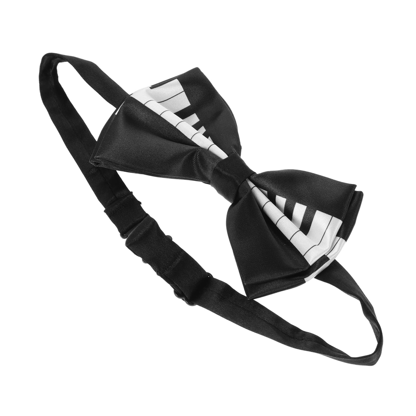 Music Piano Key Pre Tied Bow Tie for Business Weddings Christmas and Halloween Parties and Piano Keys Design Music Bow Tie for and Adults