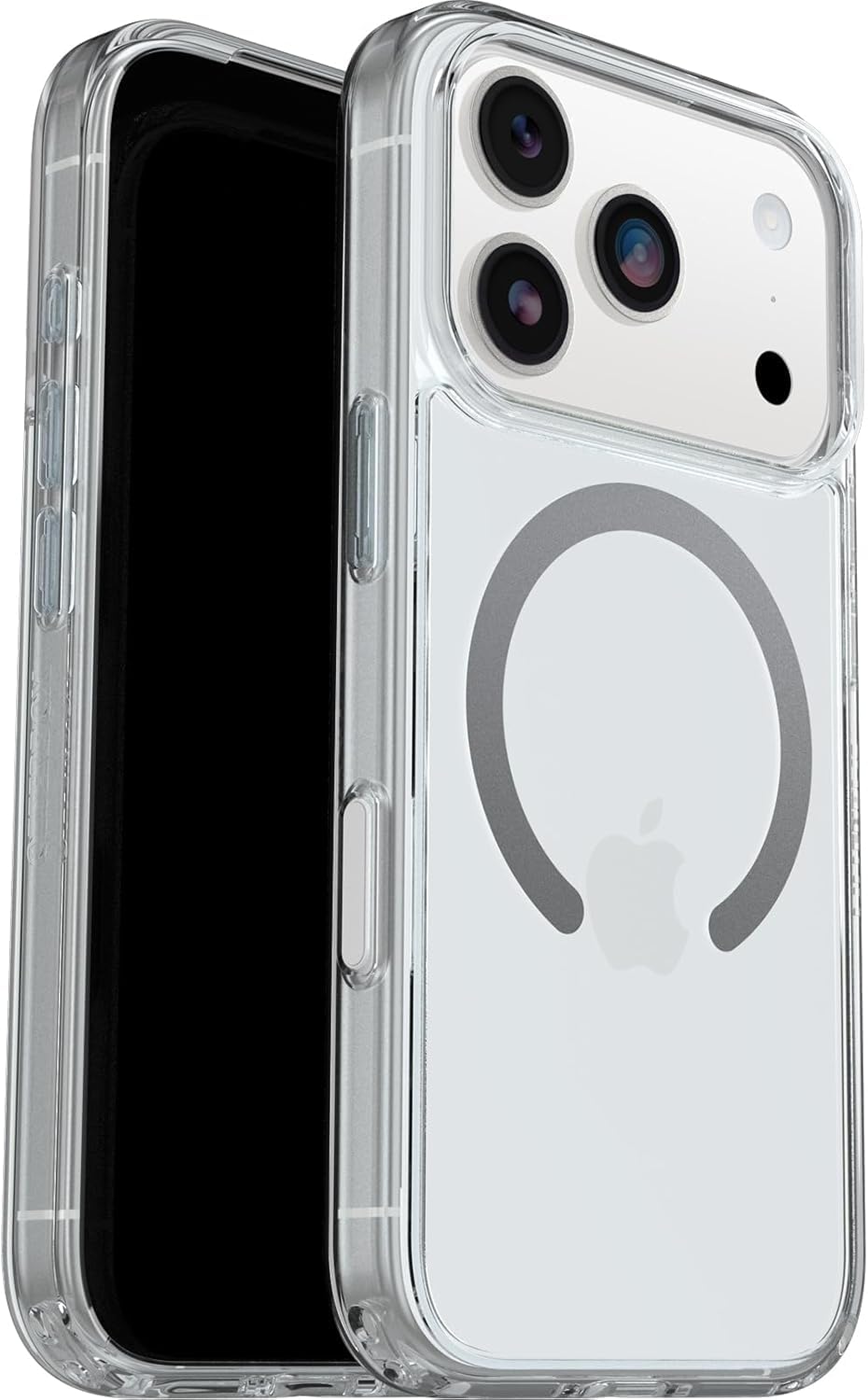 OtterBox Symmetry Series Clear MagSafe funda para iPhone 17 Pro, Testada 3x con los estándares Militares anticaídas, Transparente + OtterBox Glass Protector de Pantalla de Cristal Templado