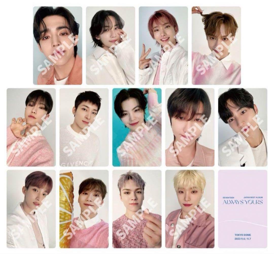 ① seventeen 来場者限定 トレカ ALWAYS YOURS 東京ドーム