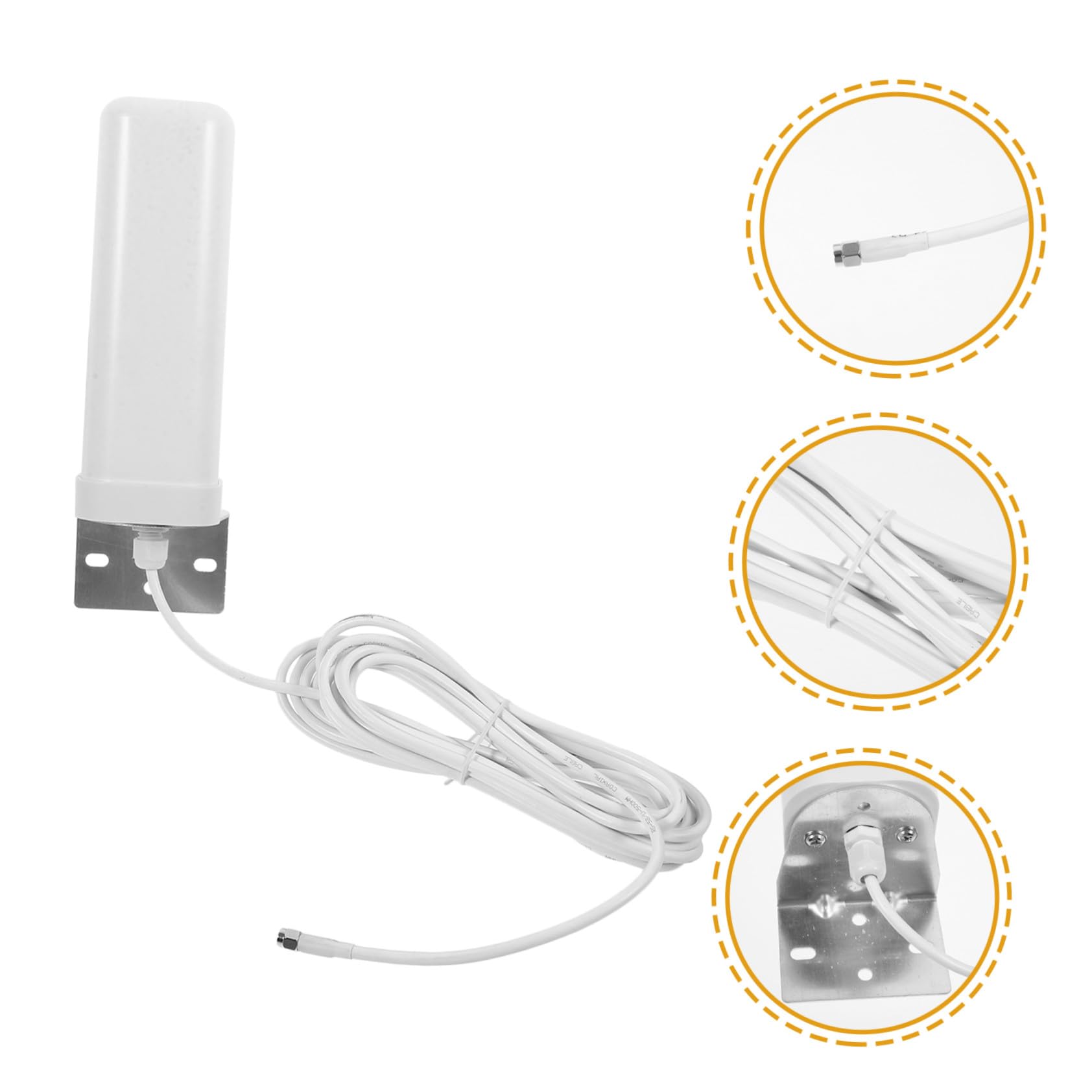 Antenna Omnidirezionale Outdoor Full Frequenza Efficienza per Router Esterno Facile Installazione e Potenziamento per ed Esterni