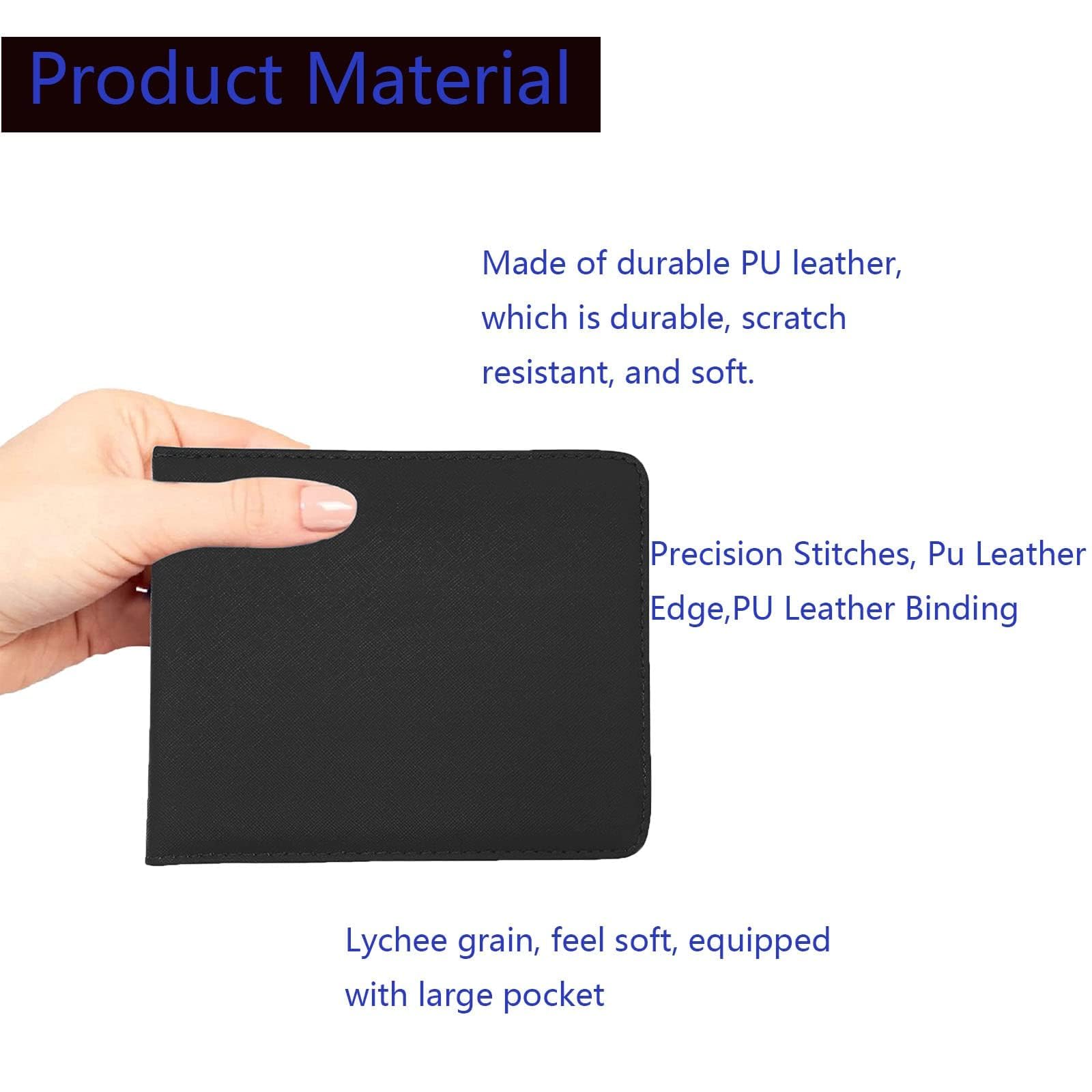 BNFGD Badge Holder Wallet for car PU Leather Disabled Blue - Image 3