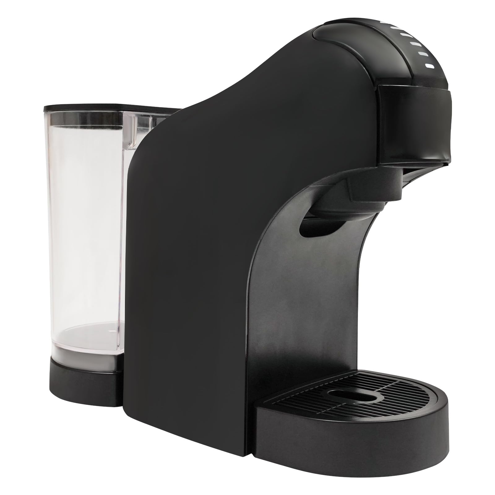 Macchina da caffè a capsule da 1400 W e 20 bar, capacità di riempimento per espresso e Lungo, veloce, potente, facile da usare e ideale per la casa o l'ufficio (nero)