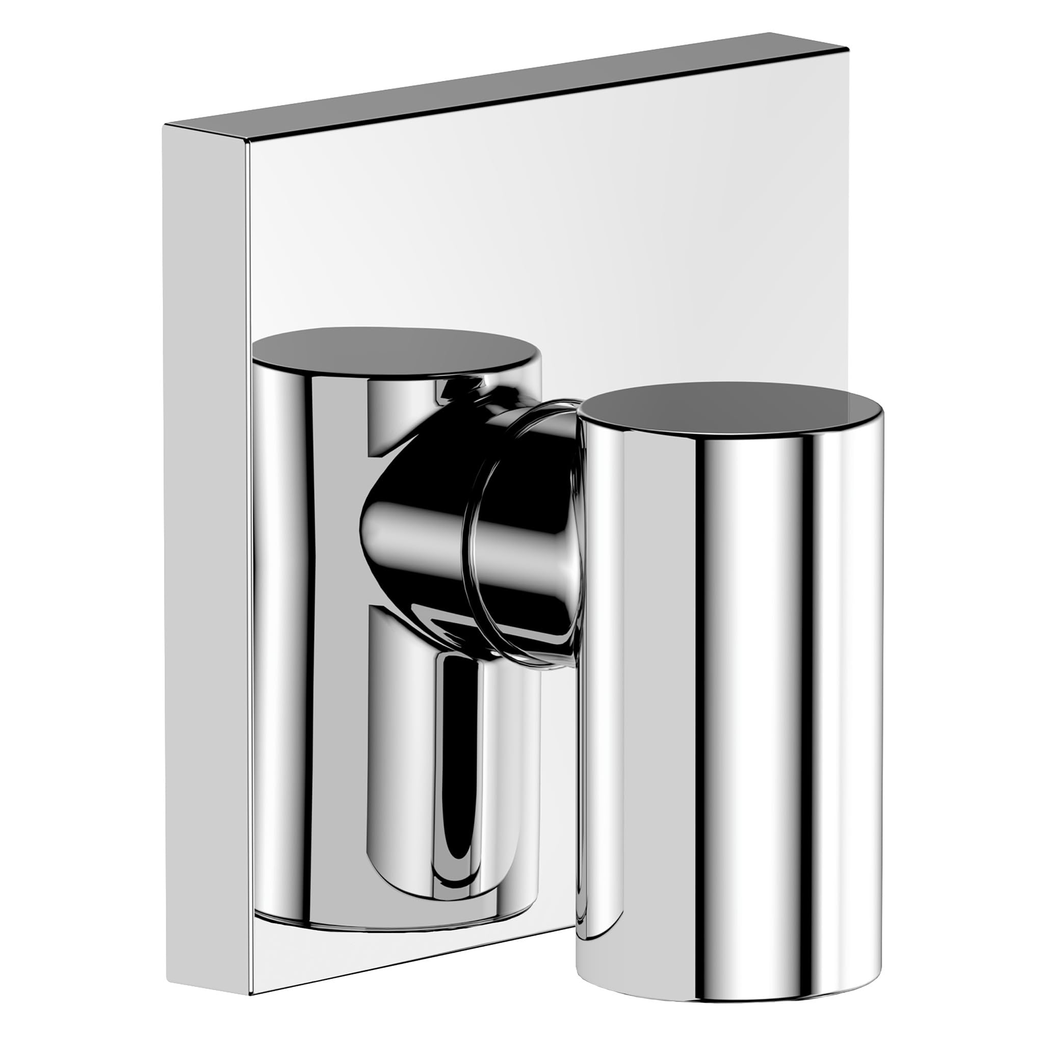 hansgrohe FixFit Fine E 28883000 Raccord mural universel avec clapet anti-retour, coude de raccordement mural, chromé
