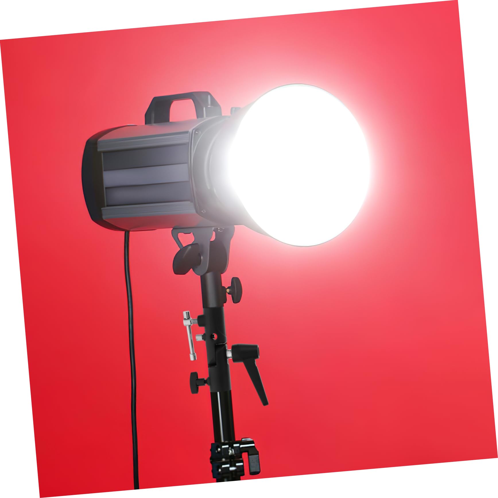 BRIGHTFUFU All Metal Flash Light Holder Light Stand Umbrella Bracket Tripod Flash Lamp Bracket Flash Light Bracket Mount with Umbrella Softbox Holder Flash Stand Bracket Aluminum Alloy