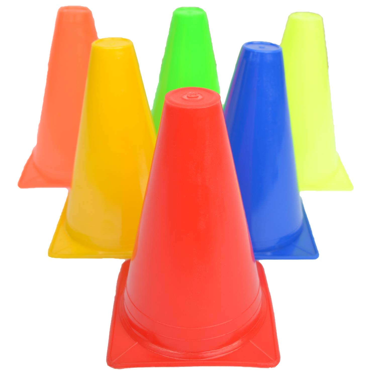 CORSO 6 Inch Cone Marker Set for Football, Cricket, Sports Training, Kids Outdoor (Multicolour, Pack of 12) (B09KJ4V3V4) Amazon Price History, Amazon Price Tracker