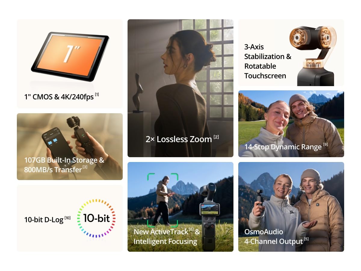 DJI Osmo Pocket 4 Creator Combo 3-Axis Gimbal Camera — Amazon image 7
