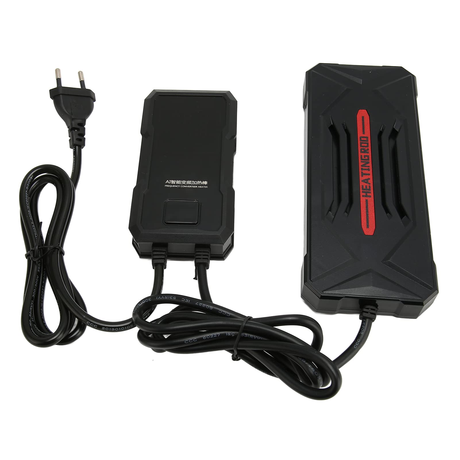 Calentador Sumergible para Acuario, Enchufe Europeo de 220 V, Monitoreo Profesional en Tiempo Real, Calentador Sumergible para Acuario, Calentamiento Rápido para Acuario (1200W)