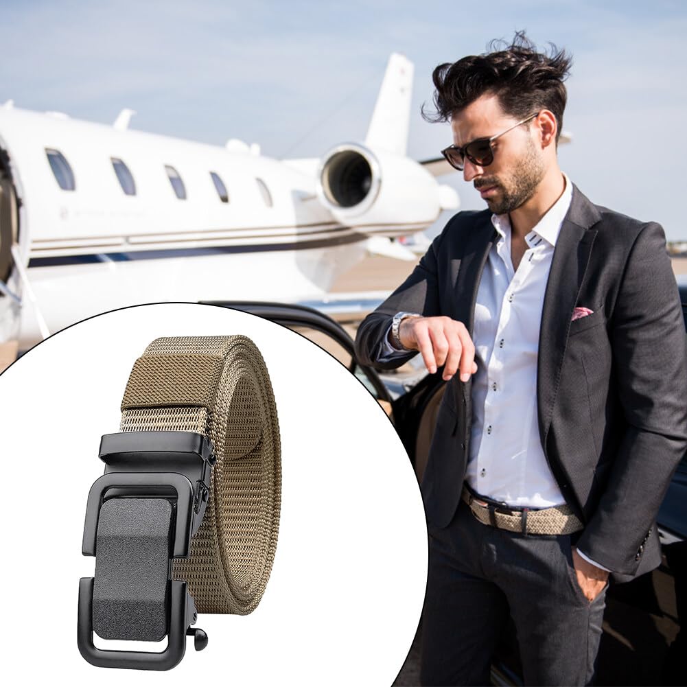 Surakey Tactical Belt, Military Hiking Rigger Work Belt with Buckle Quick Release Buckle for Jeans Shorts Adjustable Waist Belt (Black)