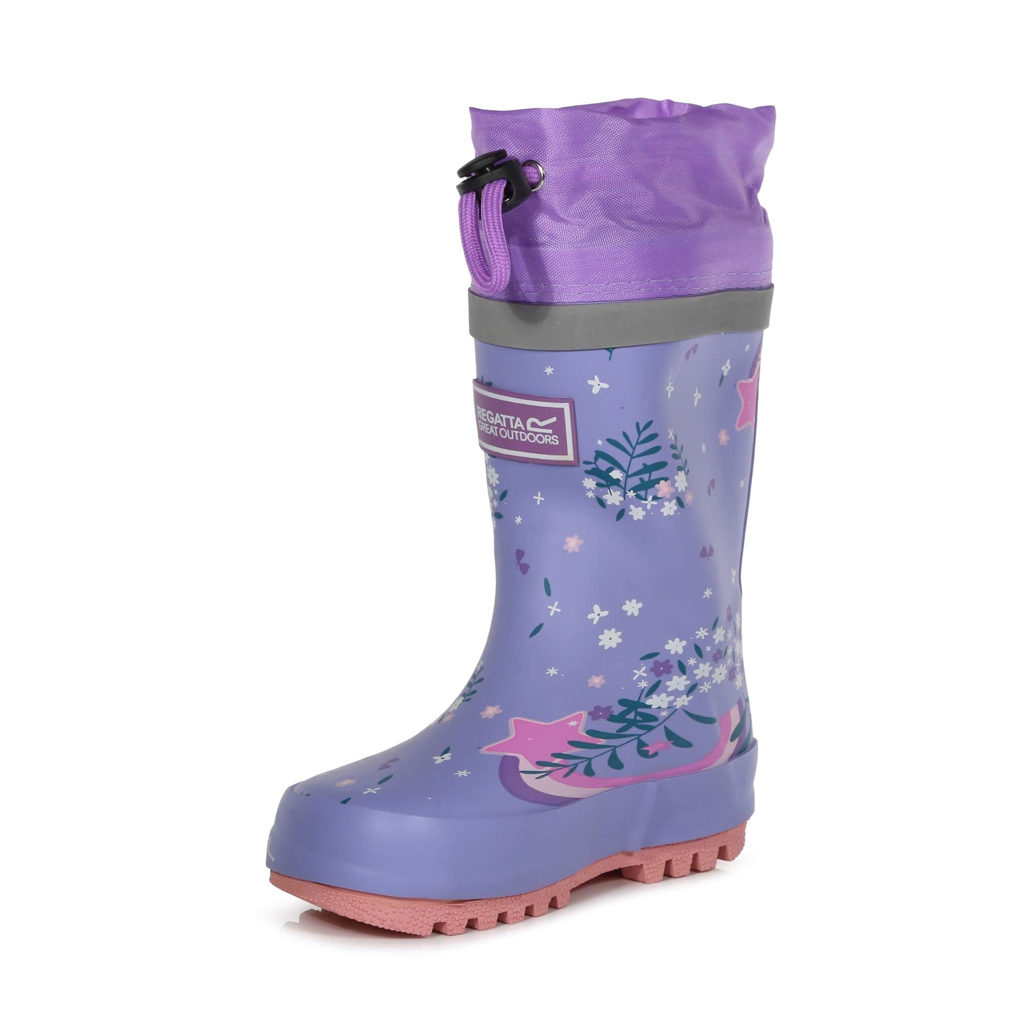 Regatta Kids Peppa Pig Splash Wellies - Lilac Bloom - 12K UK
