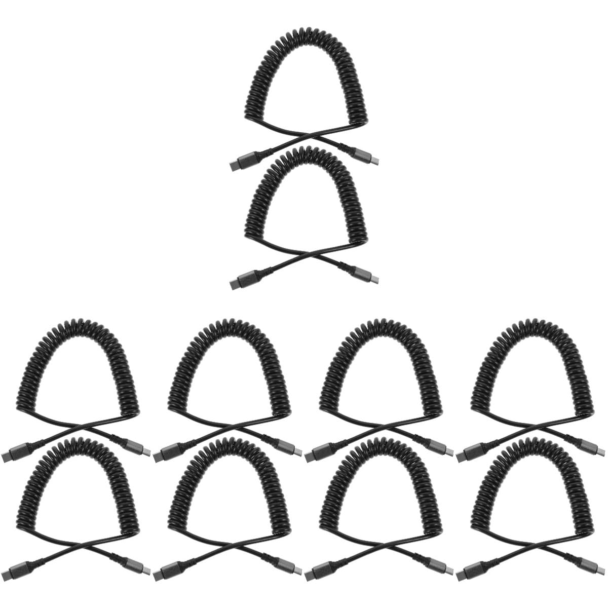 10 Piezas Cable Usb-c de Carga Rápida con Diseño Extensible para Sincronización y Carga Compatible con Dispositivos Type-c Pack de Unidades