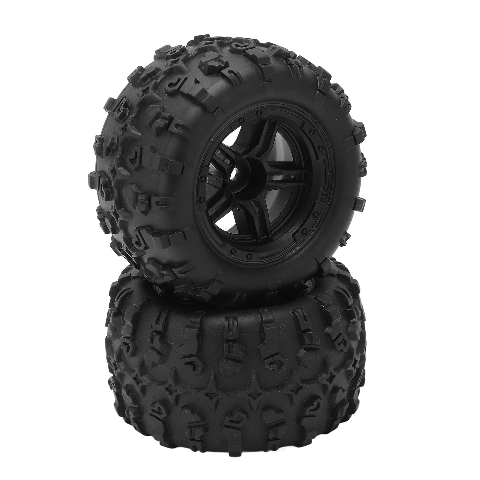 4 Pneus En Caoutchouc Pour Voiture RC LD-A86 - Diamètre 3 Cm, Largeur 1 Cm, Noir, Antidérapants Et Résistants