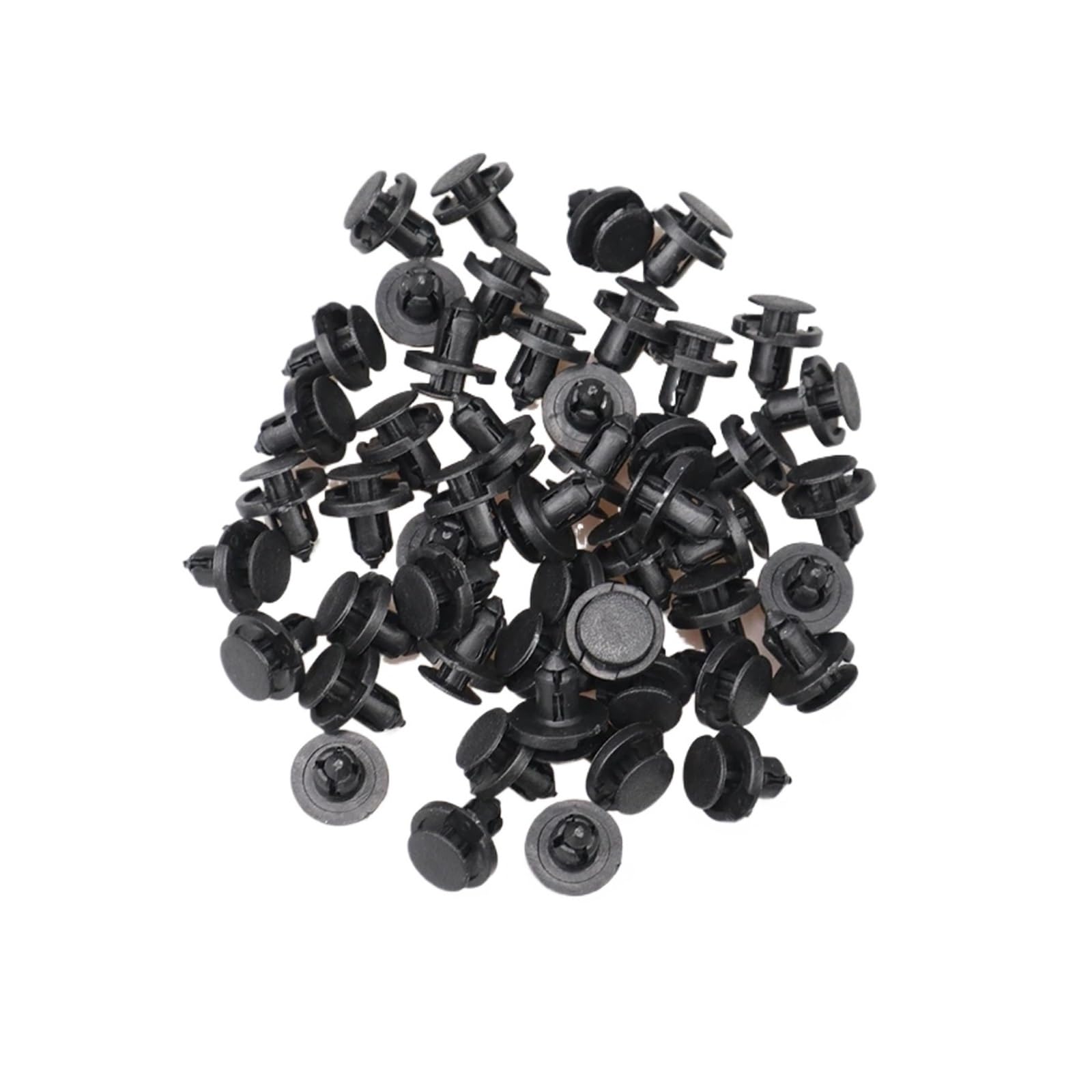 KXFVYNE 10/20/50pcs 8mm Auto Fasteners Rivets Clips Car Bumper Door Panel Fenders Liner Retainer Compatible Accessories(50pcs)