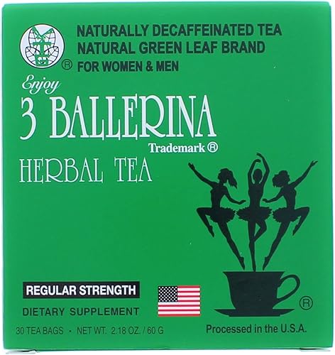 Miniatura 3 de 3 paquetes de 3 té de bailarina para hombres y mujeres 3 cajas de 30 bolsas de té
