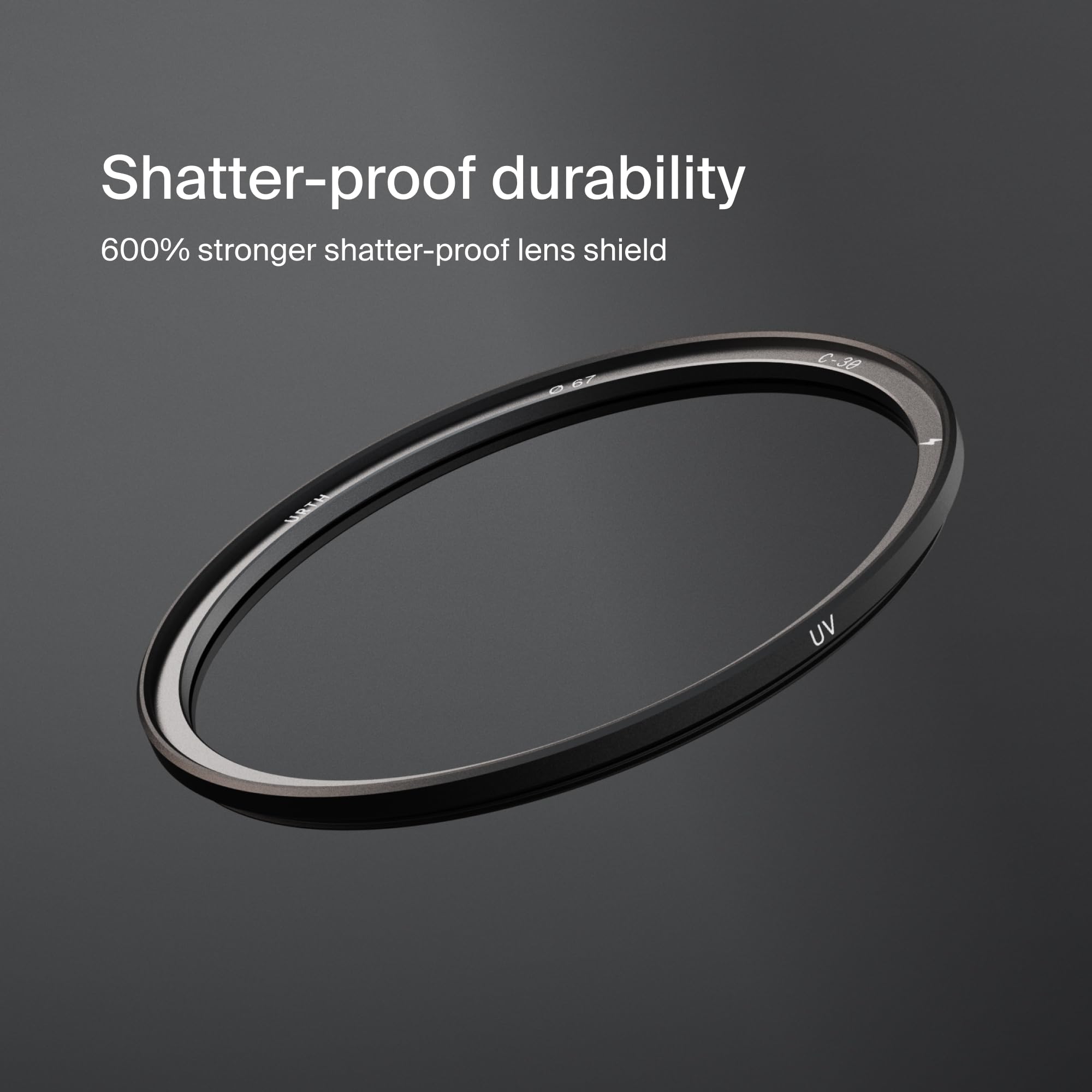Urth 82 mm Filtro UV Magnético (Plus) – Vidrio HD con Nano-Recubrimiento de 30 Capas, Transmisión de Luz de Alta Fidelidad, Resistente al Agua