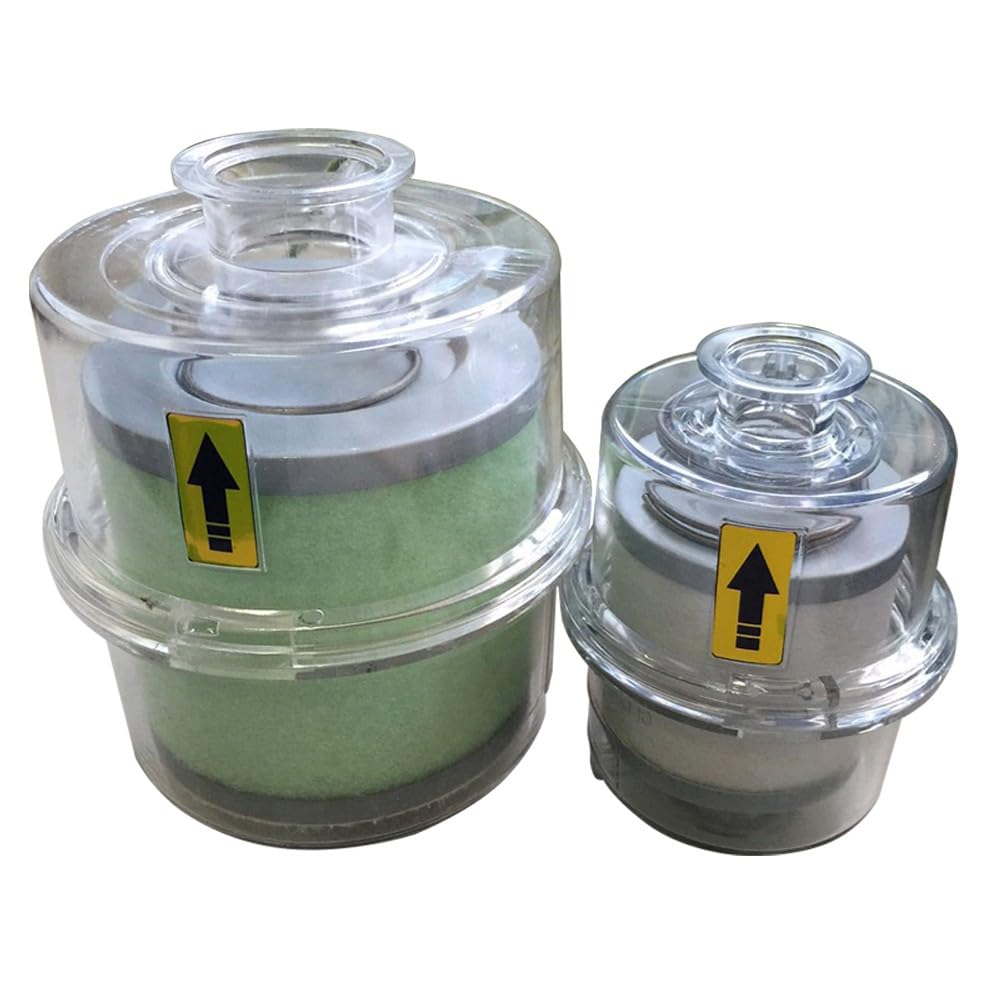 Filtro de niebla de aceite para bomba de vacío KF25/KF40, separación de aceite y gas de alta eficiencia con filtro de algodón duradero, carcasa transparente para monitoreo visual