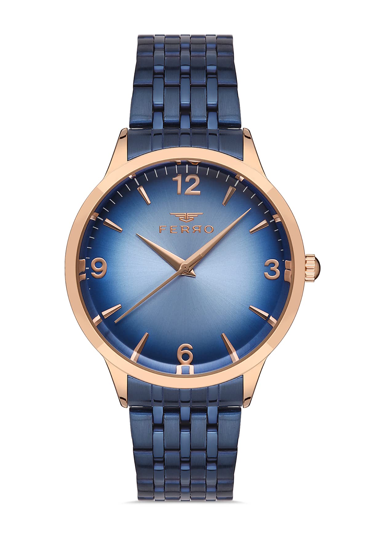 Ferro Pisa Analog Blue Dial Mens Watch-F11932A-T (B09RPJV81B) Amazon Price History, Amazon Price Tracker