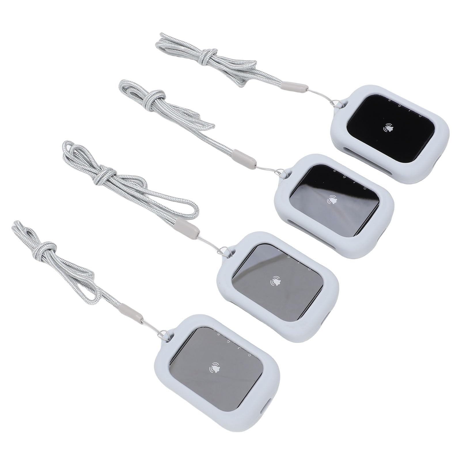 SUNGOOYUE Cercapersone Wireless per Ristoranti con 4 Ricevitori 800M a | Impermeabile IPX4, 3 modalità di Avviso, 433,92 MHz, Decodifica del Codice di Apprendimento, per Camion di Cibo o Attesa in