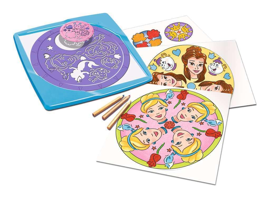 Ravensburger - Mandala Designer Princess, Gioco Creativo per Disegnare, Bambini 6+ Anni