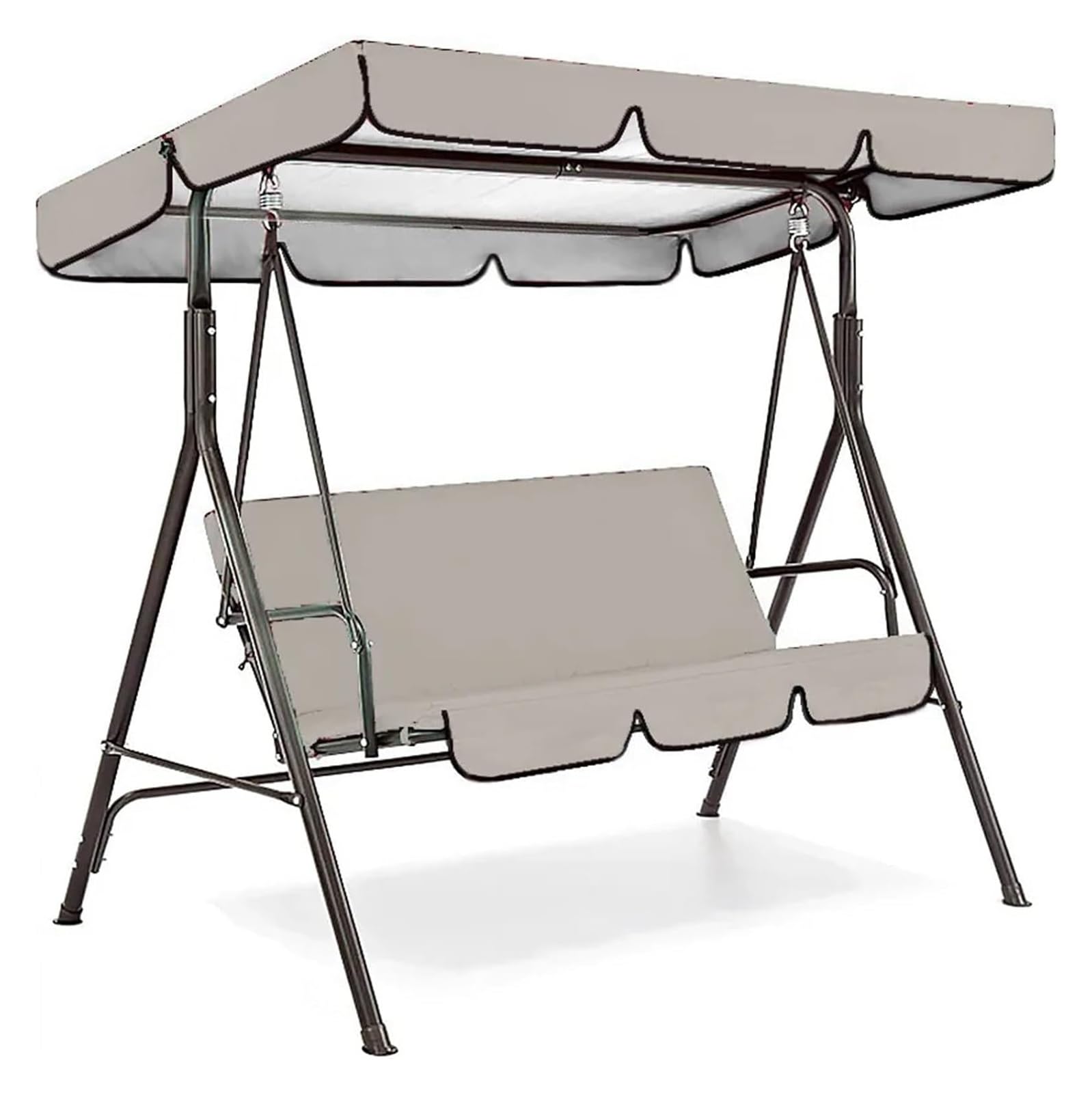 Funda para Asiento de Columpio de jardín, Reemplazo de toldo oscilante 3 Asientos, Multicolor
