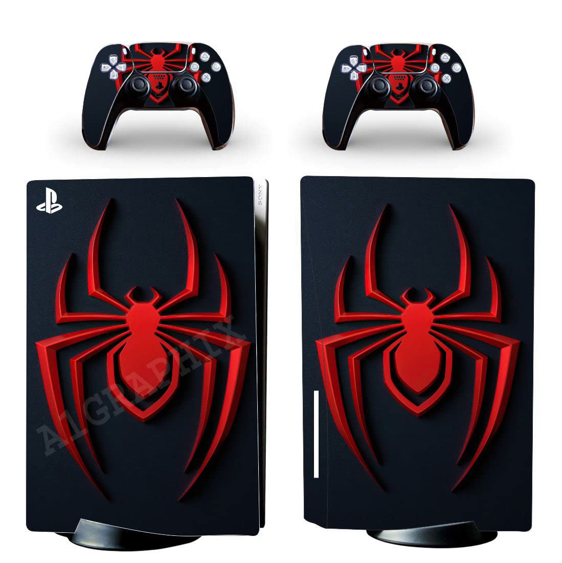 A1GRAPHIX Skin Protector for Console Wrap Sticker Skin with 2 Wireless Controller Decal B [Video Game] (B09KNWH859) Amazon Price History, Amazon Price Tracker