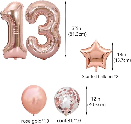 Miniatura 6 de Cartel de fondo de cumpleaños número 13 OMG UR a Teenager 13 fondo de fotografía de cumpleaños negro y oro rosa póster de tela de 5 x 4 pies