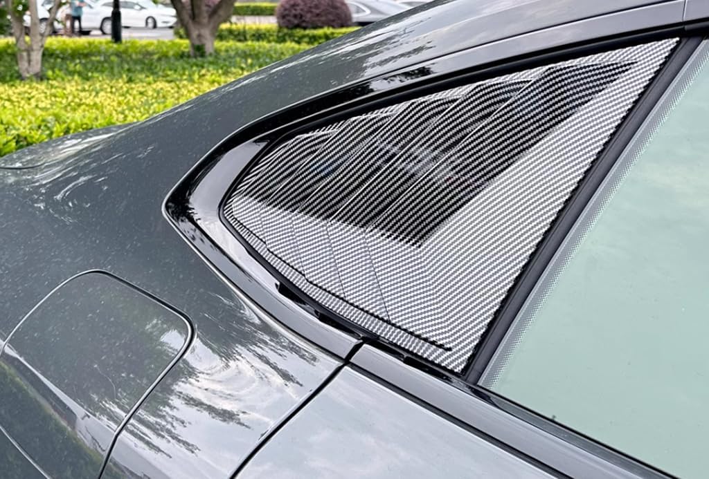 New Protective Rear Window Covers Compatible with BMW 4 Series Gran Coupe G26 Sedan 2022-2026 420i 430i M440i (Carbon Look)