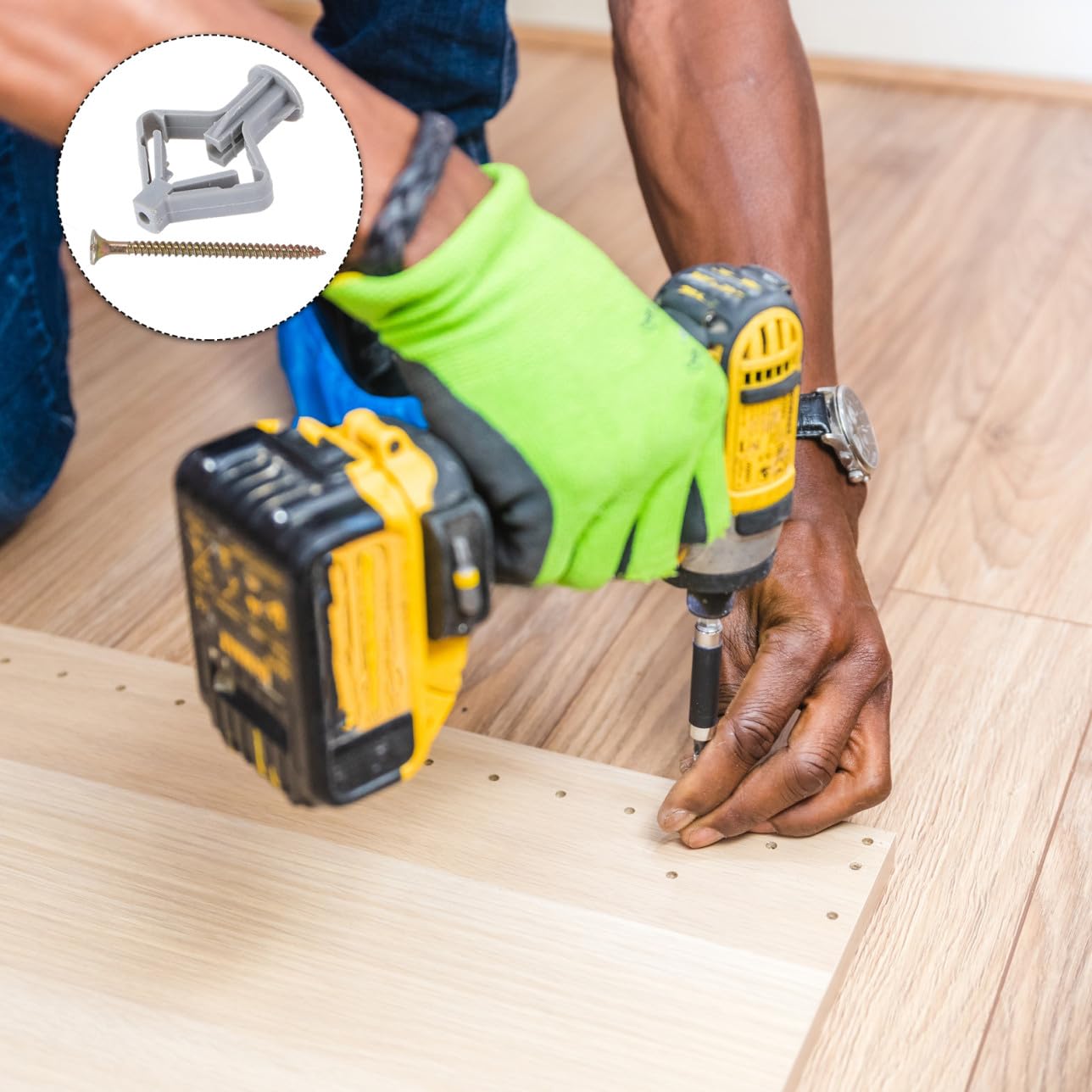 Kunststoff Expansionsanker für Trockenbau, 100 Stück, Stabile Befestigung