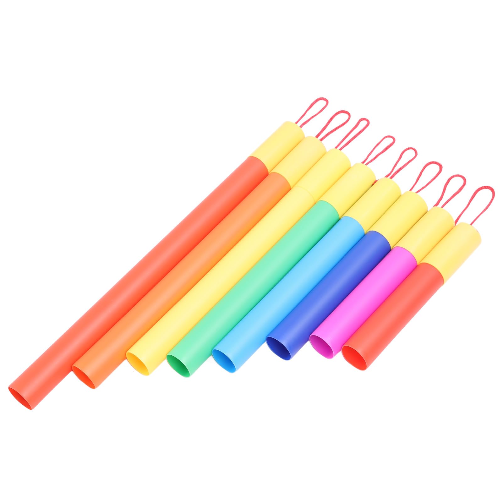 Coinvolgente Set di Tubi Sonori Musicali da 8 Pezzi - Tubi Musicali Interattivi per Bambini - Strumenti a Percussione per la creatività e l'apprendimento della Musica