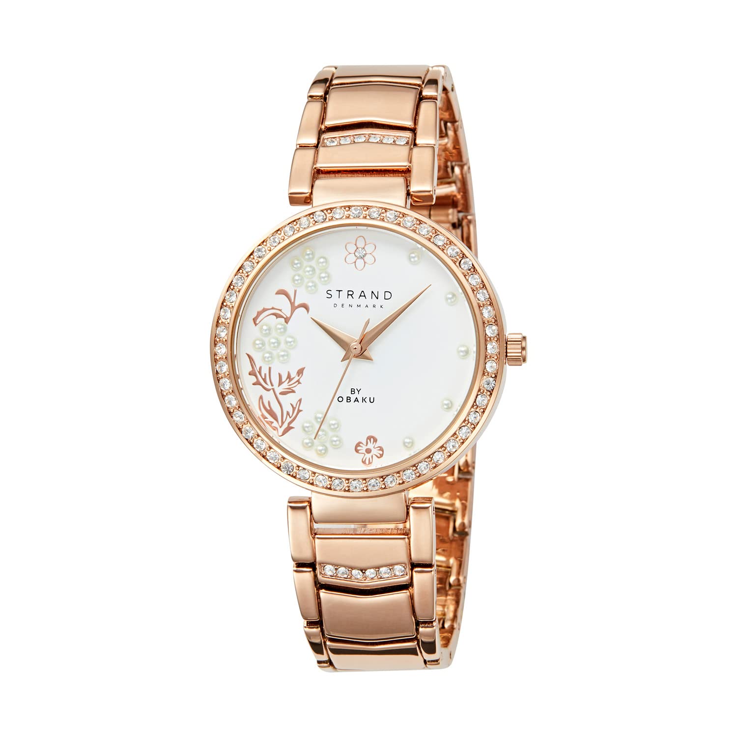 Strand By Obaku Pearl Fuschsia Analog White Dial Womens Watch-S713LHVWSV (B0BG24445L) Amazon Price History, Amazon Price Tracker