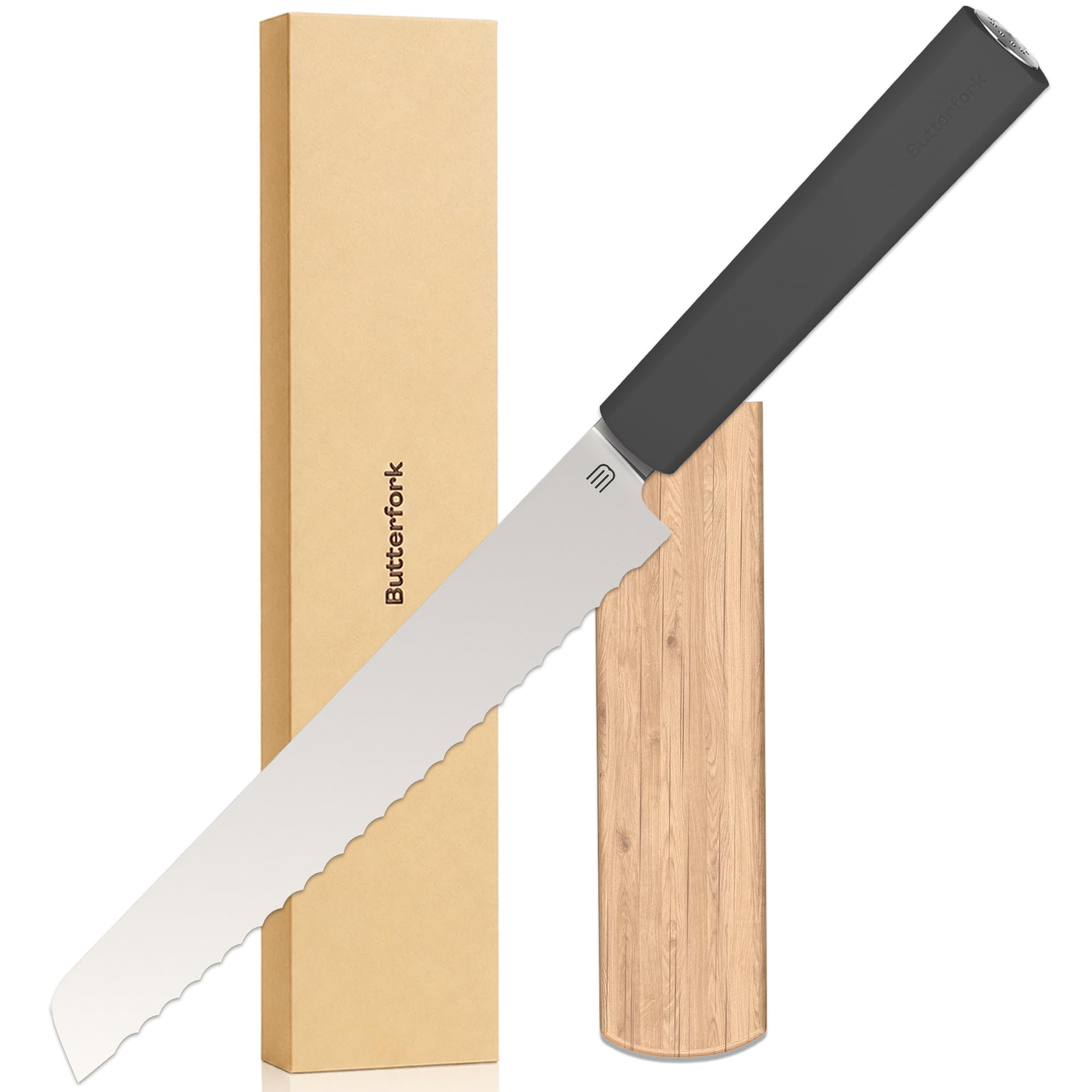 8 Inch Chef Knife, Kitchen Knife with AR-RPM9 Steel & Ergonomic ABS Handle — Amazon image 21