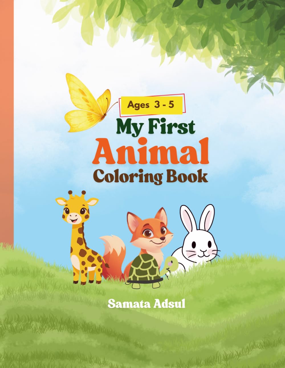 Animal Coloring Book: For Kids Age 3 to 5 Years: Animal Coloring Book for Kids Ages 3–5: Fun & Easy Coloring Pages