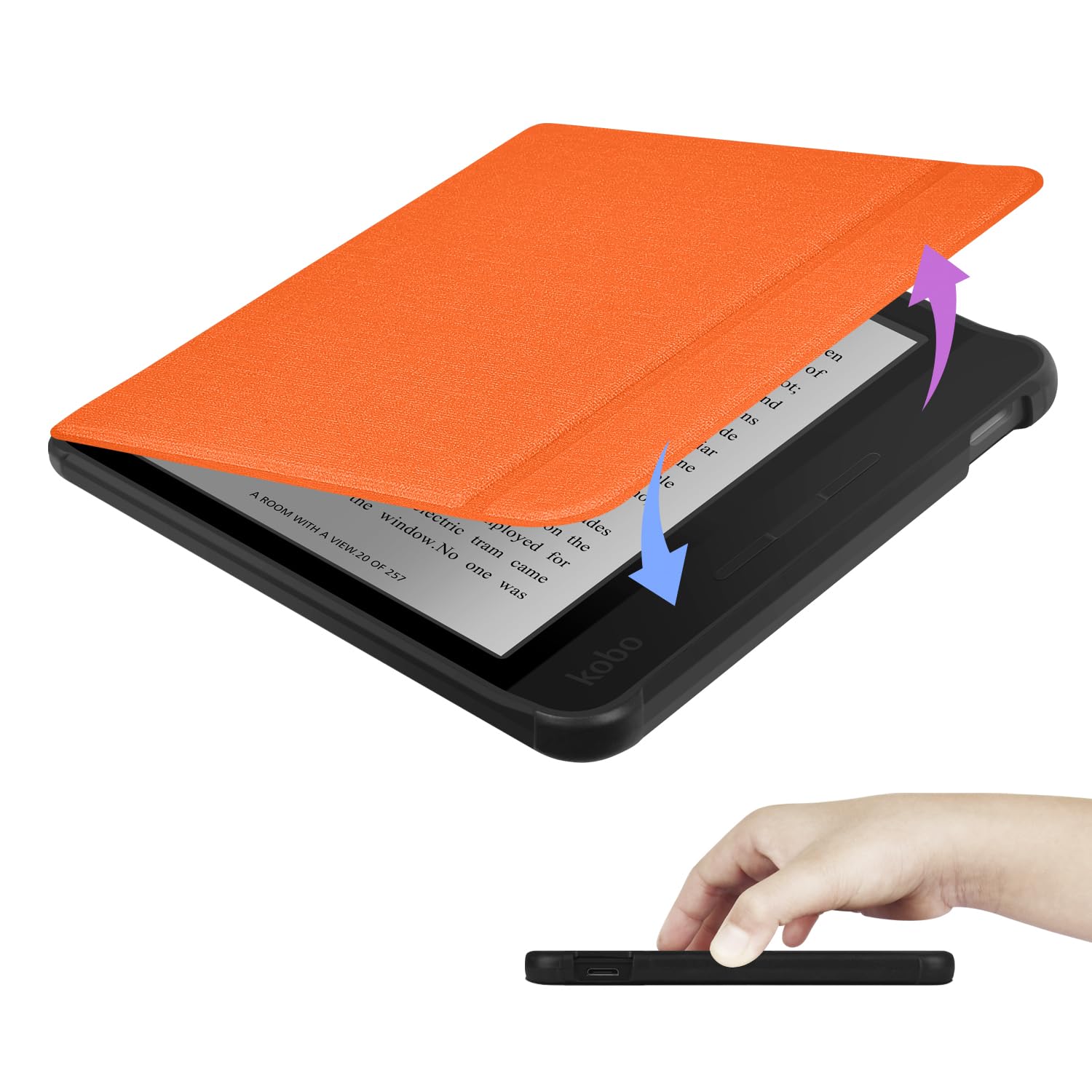Amazon.co.jp: 【FENUSL】For Kobo Libra ColourケースKobo Libra