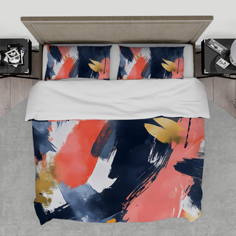 Housse de couette motif abstrait pour sublimer votre chambre moderne