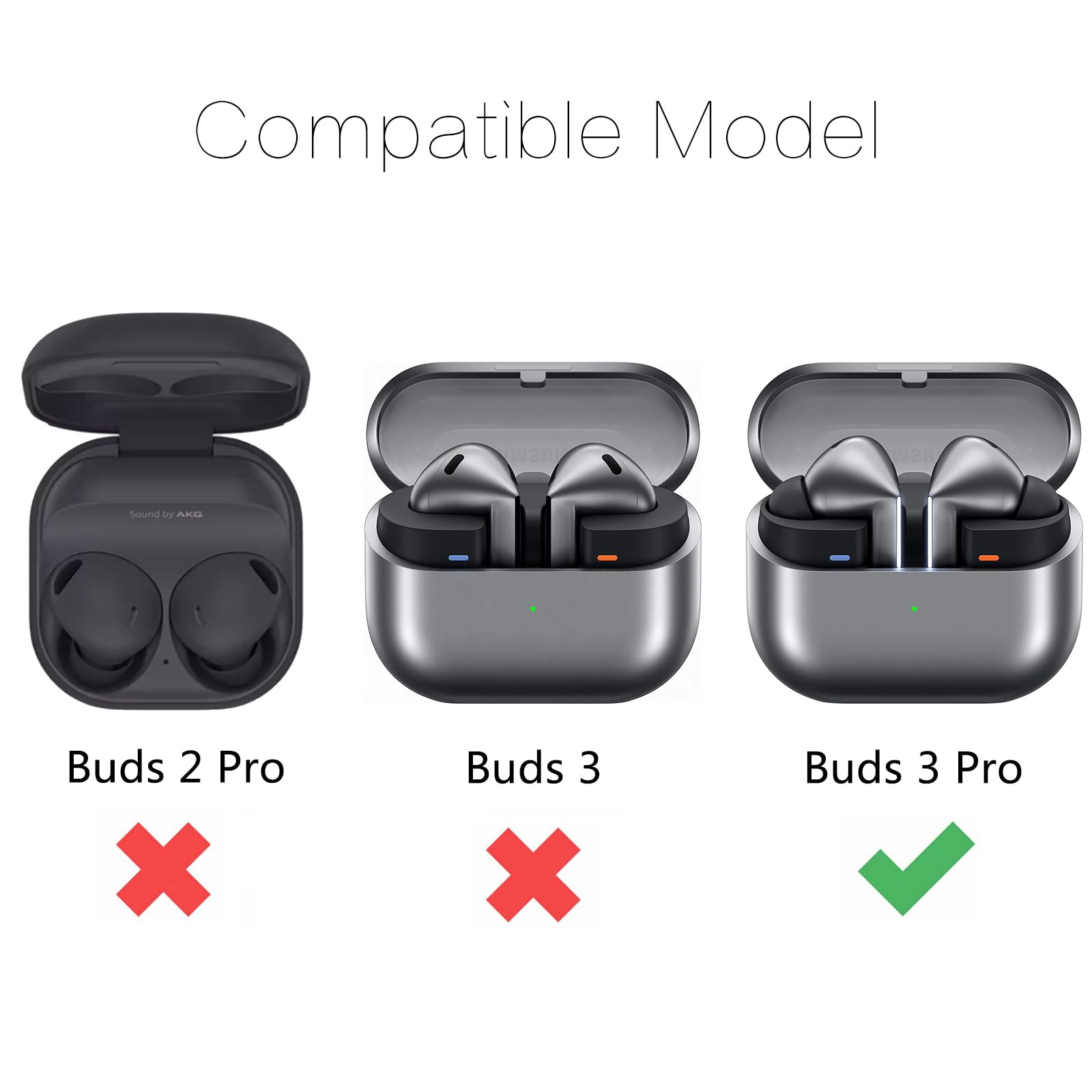 Amazon | Samsung Galaxy Buds 3 Pro充電ケース、交換用充電ボックス